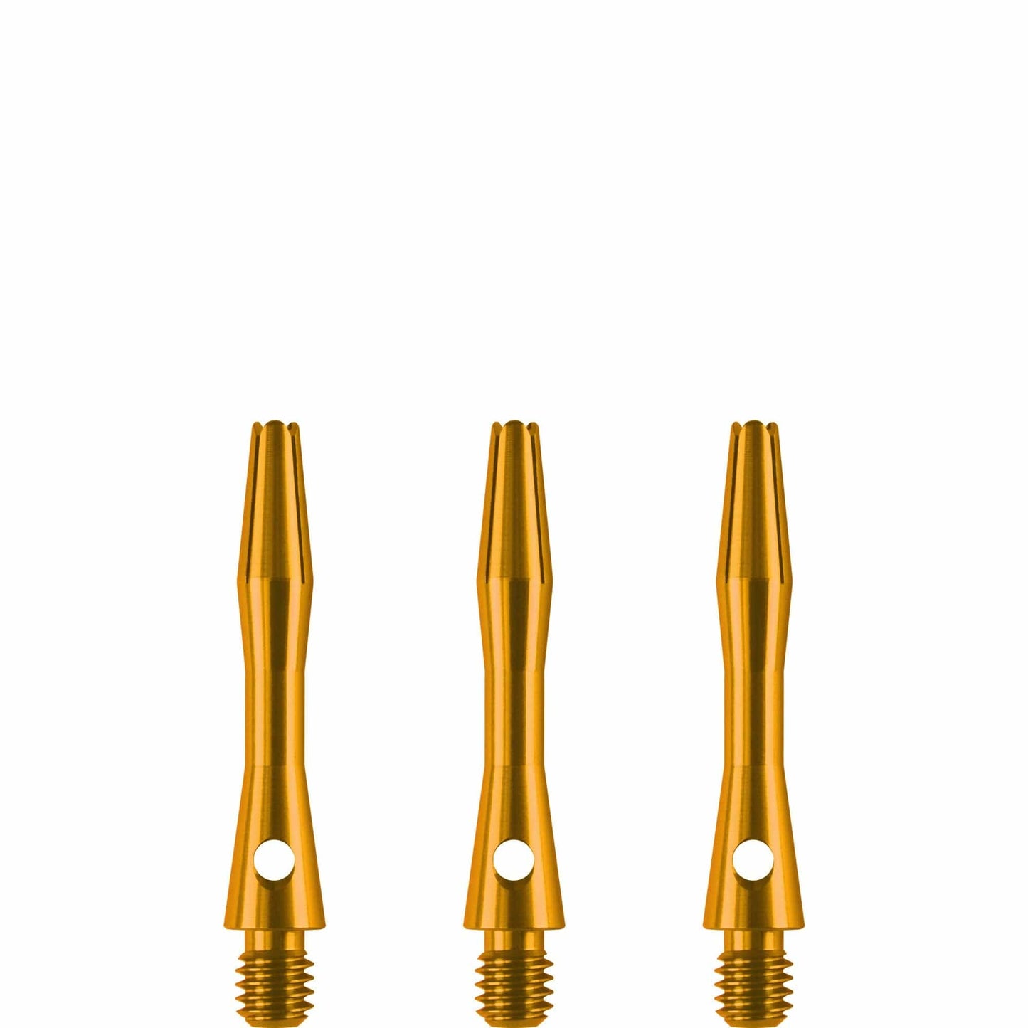Designa Aluminium Shafts - Metal Dart Stems - Gold Extra Short
