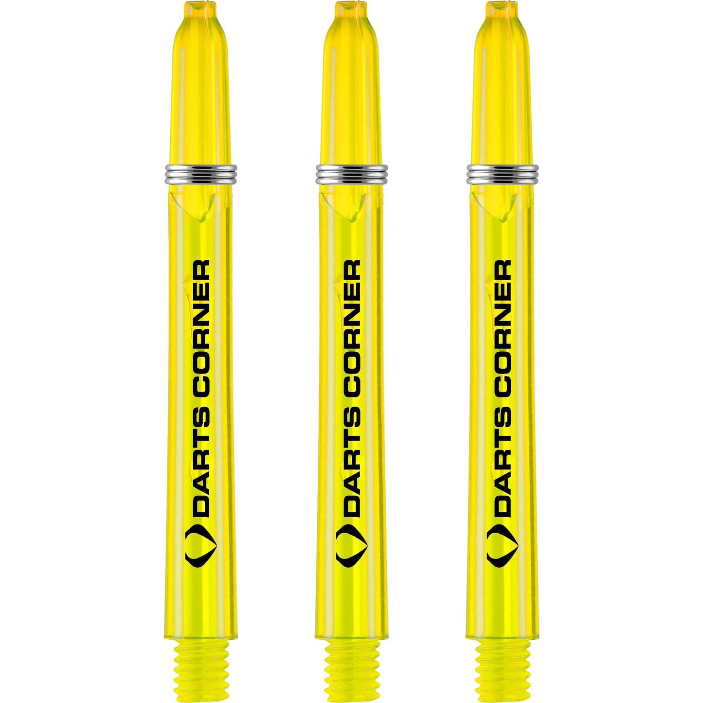 Darts Corner Polycarbonate Shafts - Dart Stems - Yellow Medium