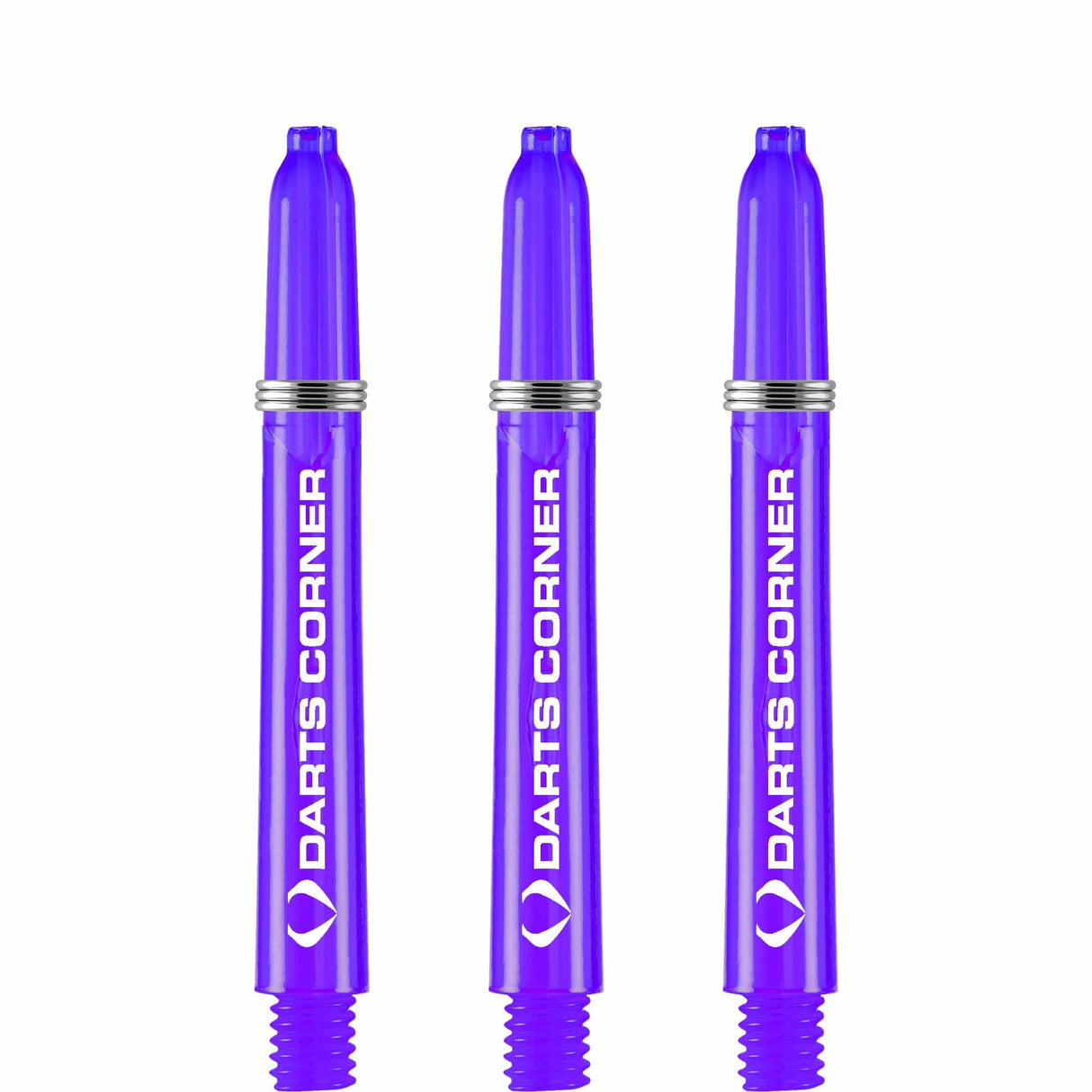 Darts Corner Polycarbonate Shafts - Dart Stems - Purple Tweenie