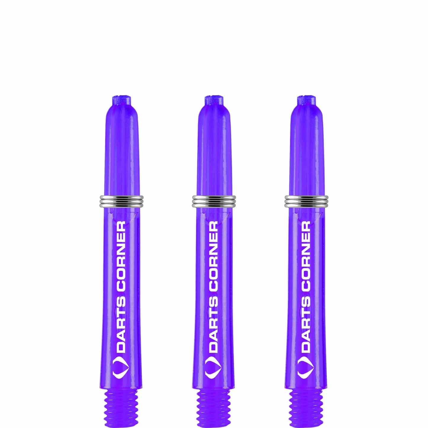 Darts Corner Polycarbonate Shafts - Dart Stems - Purple Short