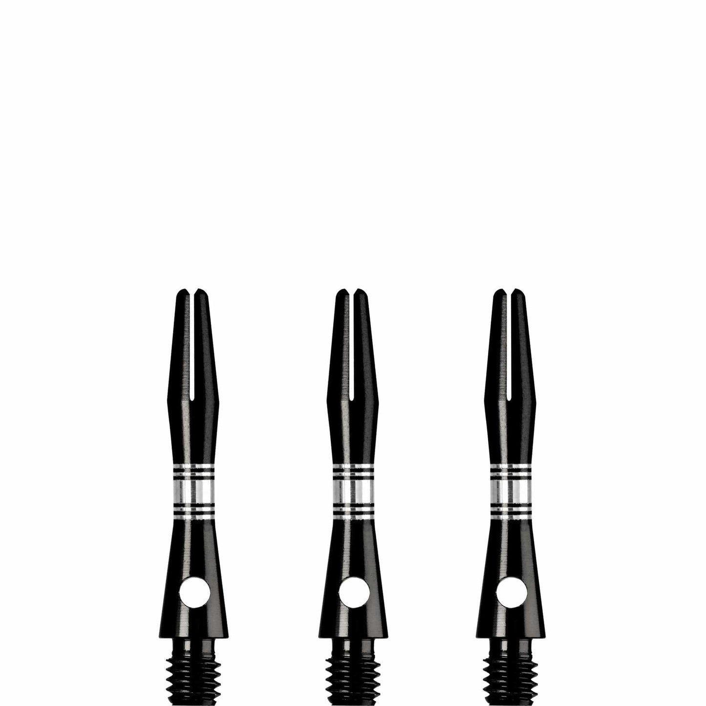 Designa Multiline Aluminium Shafts - Regrooved - Black Extra Short