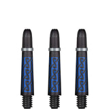 Shot Koi Carbon Dart Shafts - with Springs - Pakati Blue Short