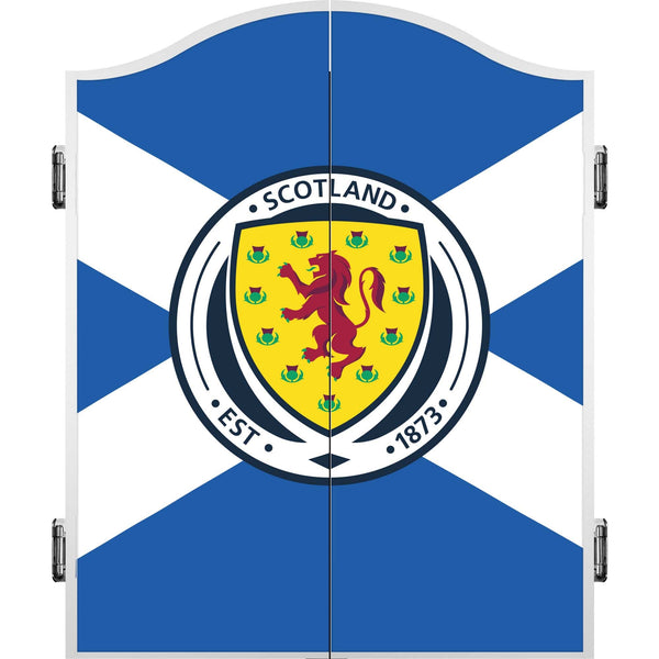 Scotland Football Dartboard Cabinet - Official Licensed - C2 - Blue - St Andrew