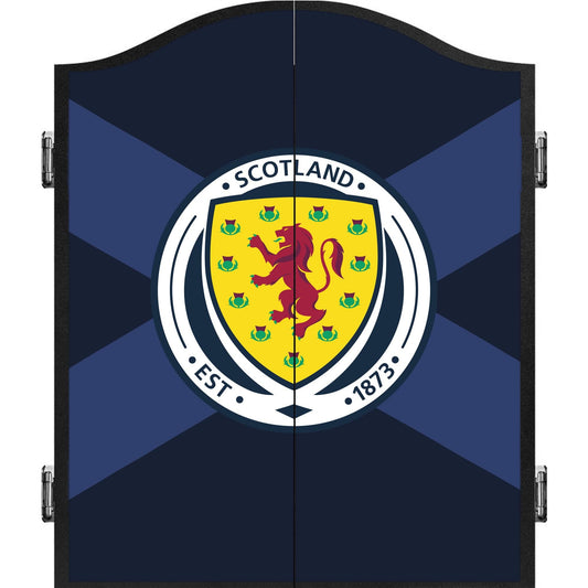 Scotland Football Dartboard Cabinet - Official Licensed - C3 - Navy Blue - St Andrew