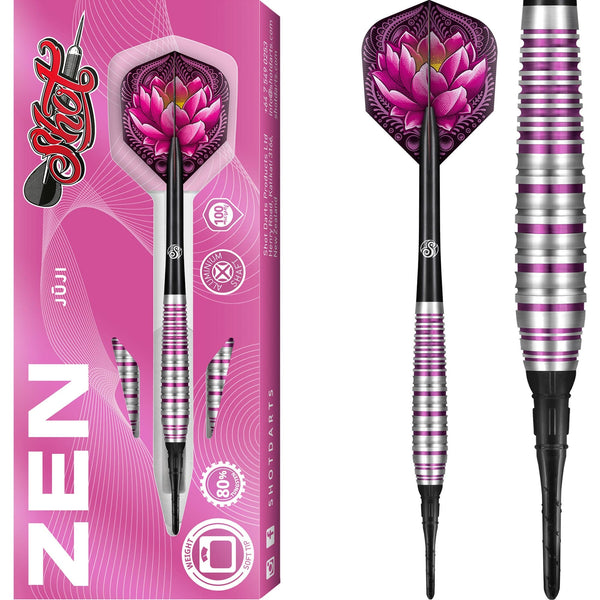 Shot Zen Series Darts - Soft Tip Tungsten - Juji