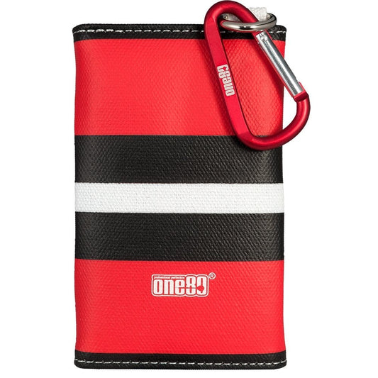 One80 Dart Case - Dragon Dart Wrap Canvas Wallet - Red