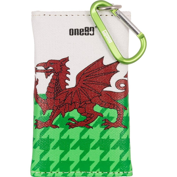 One80 Dart Case - Welsh Dart Wrap Canvas Wallet - Wales
