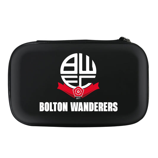 Bolton Wanderers Large Darts Case - Black - BWFC - W1 - Club Logo with Name