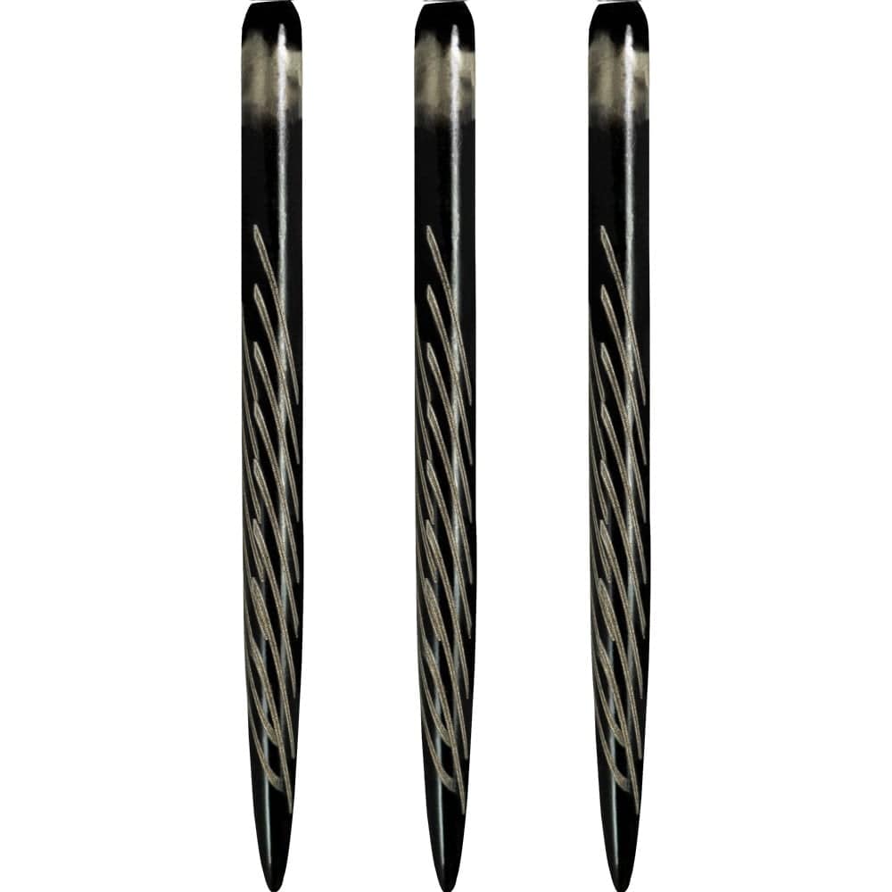One80 Aztec Dart Points - Style C - Black - Spiral 34mm