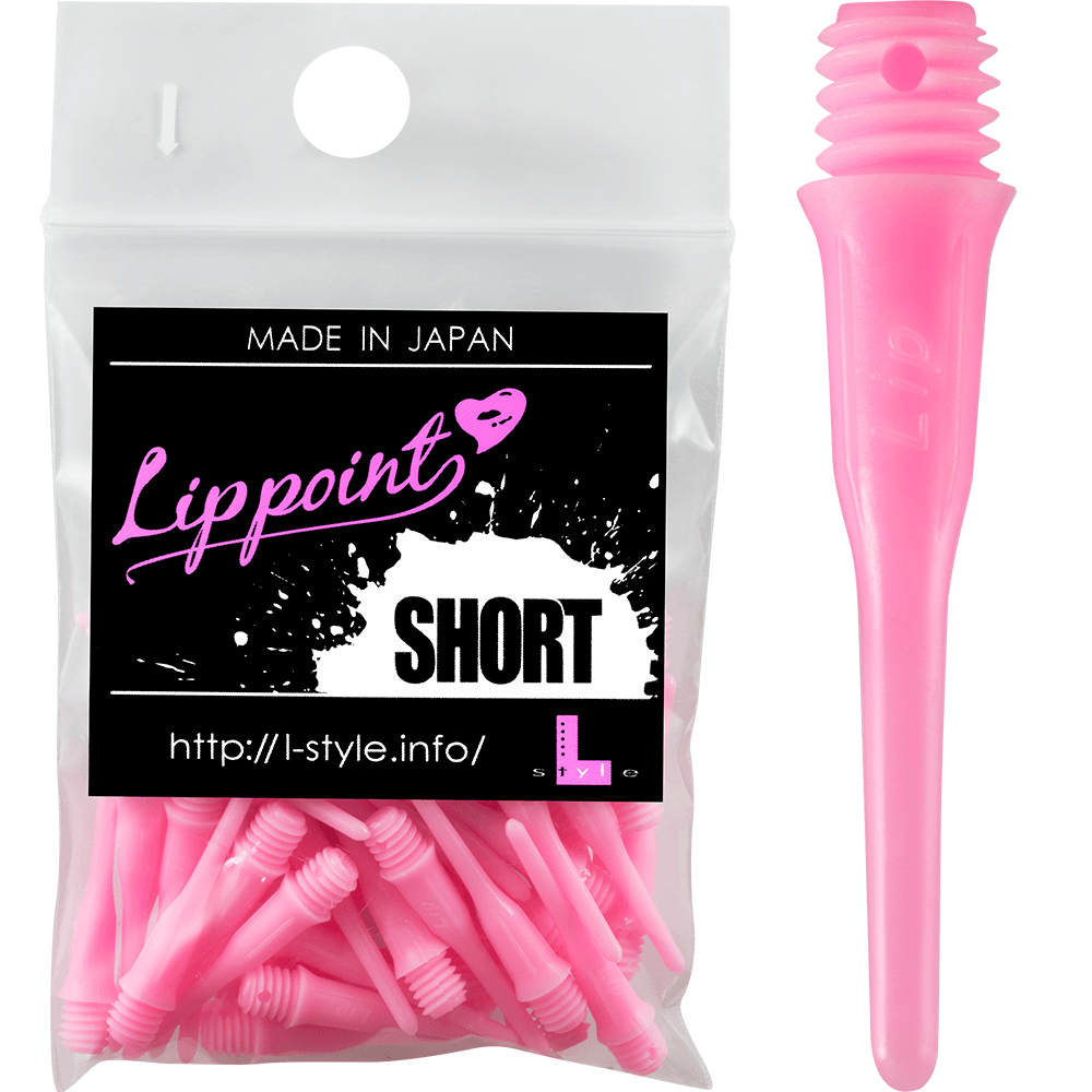 L-Style ShortLip - Spare Tips - 2ba Thread - Pack 50 Pink