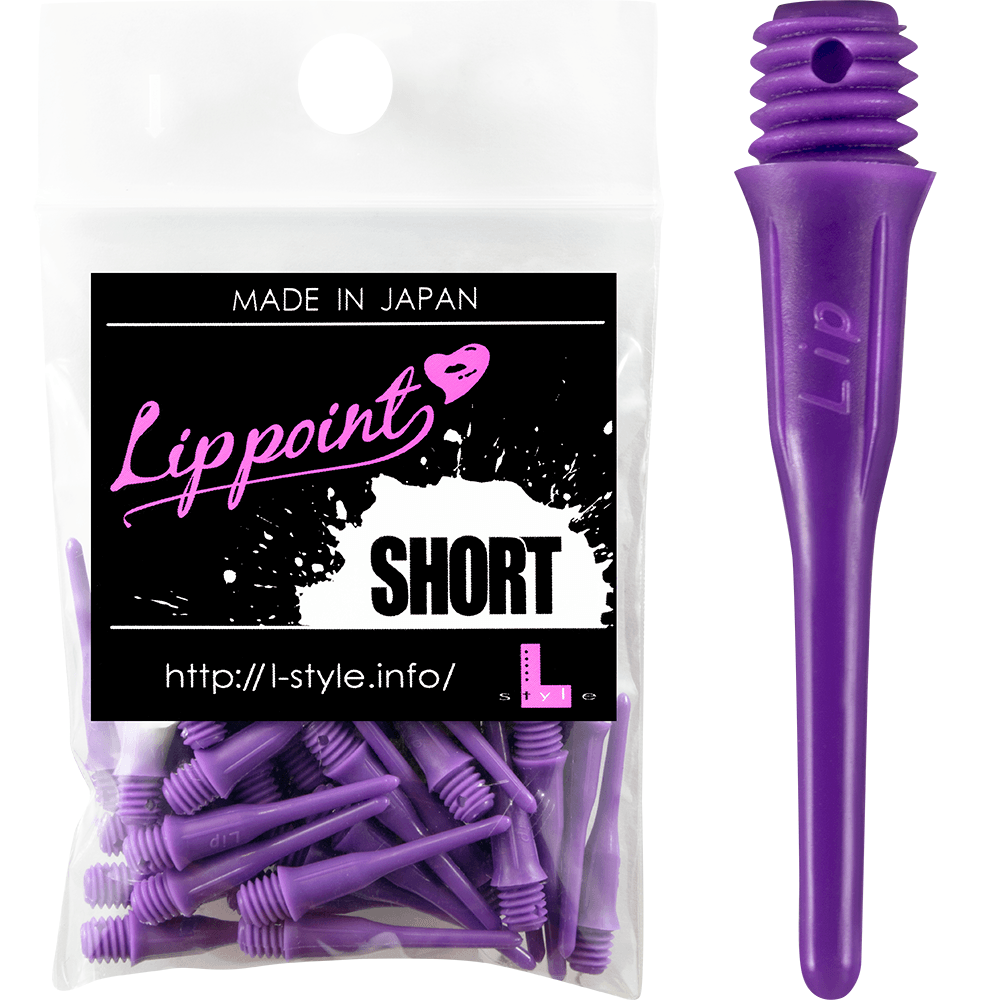 L-Style ShortLip - Spare Tips - 2ba Thread - Pack 50 Purple