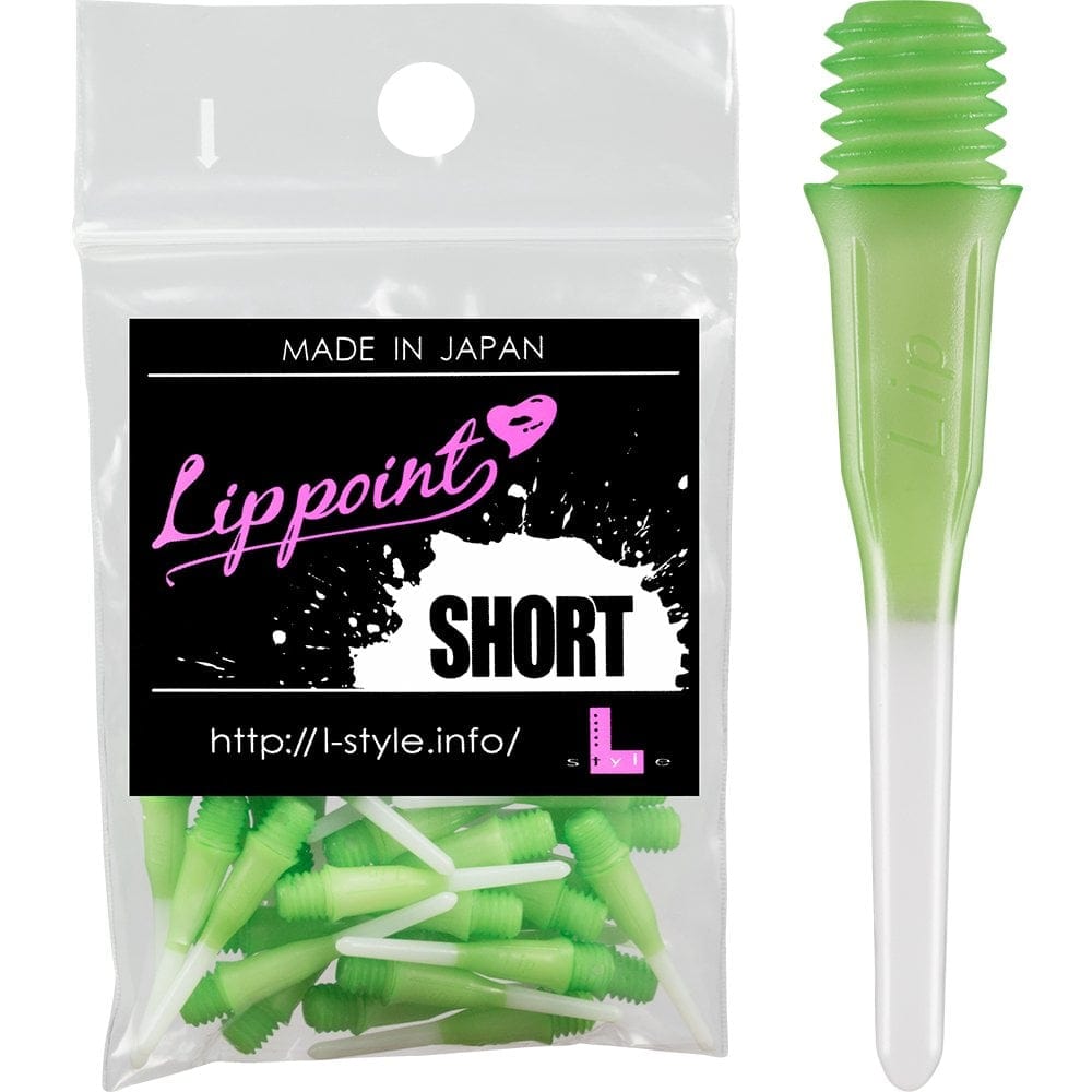 L-Style ShortLip - Two Tone - Spare Tips - 2ba - Pack 30 Green