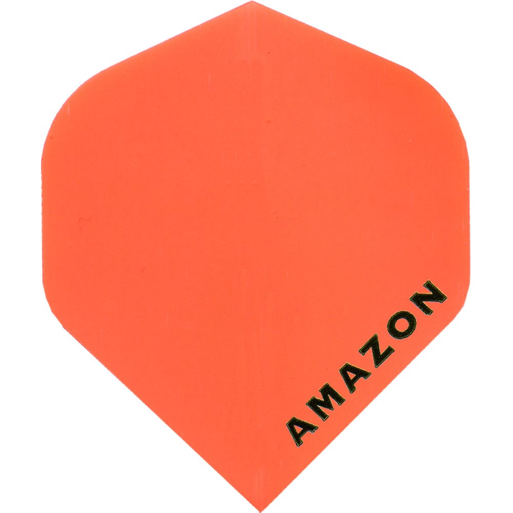 Amazon Dart Flights - Standard Shape - 100 Micron - Plain Orange