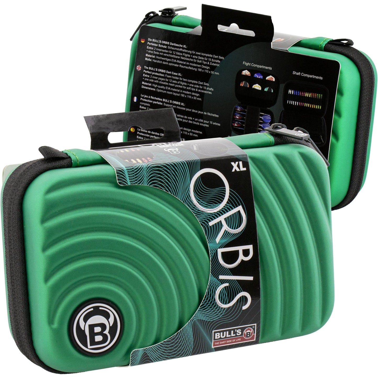 BULL'S Orbis Dart Case - Strong EVA Material - XL - Colours
