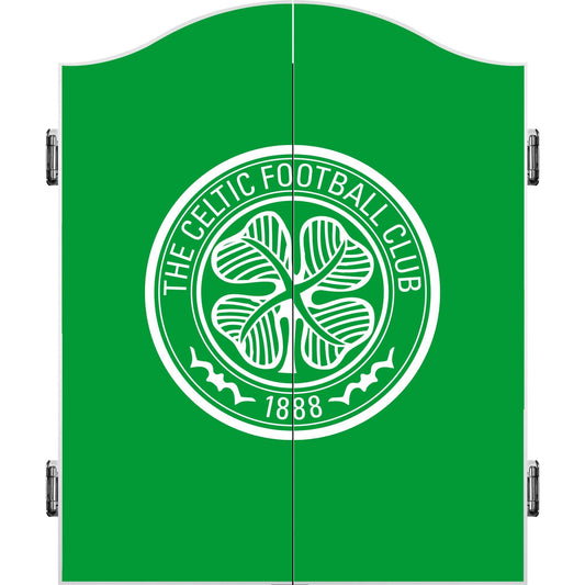 Celtic FC Dartboard Cabinet - Official Licensed - Celtic - C1 - Crest