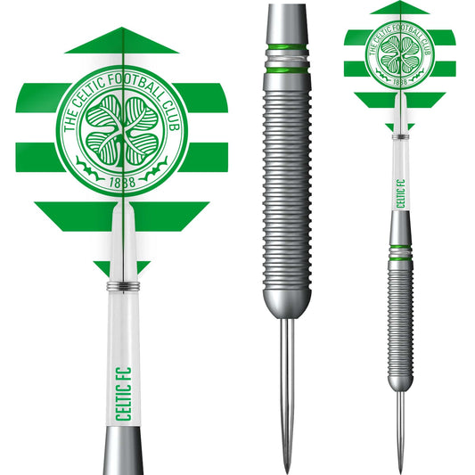 Celtic FC Darts - Steel Tip Brass - Official Licensed - Celtic - 22g 22g