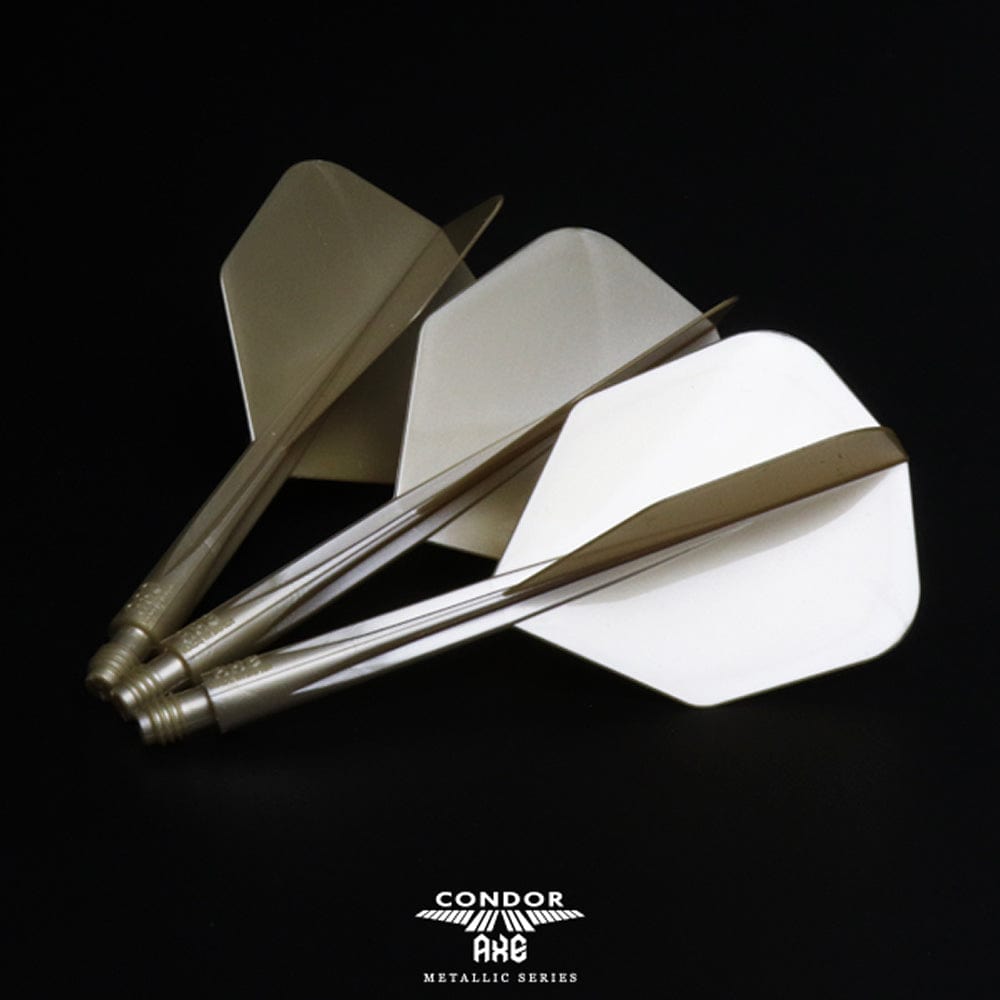 Condor AXE Metallic Dart Flights - Small - Champagne Gold