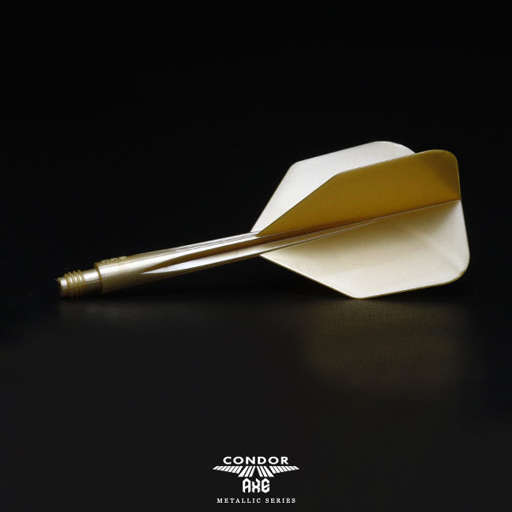 Condor AXE Metallic Dart Flights - Small - Champagne Gold