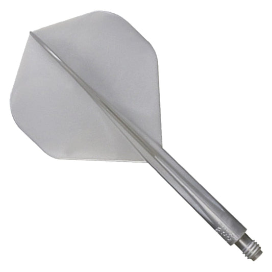 Condor AXE Metallic Dart Flights - Standard - Pearl Silver Short