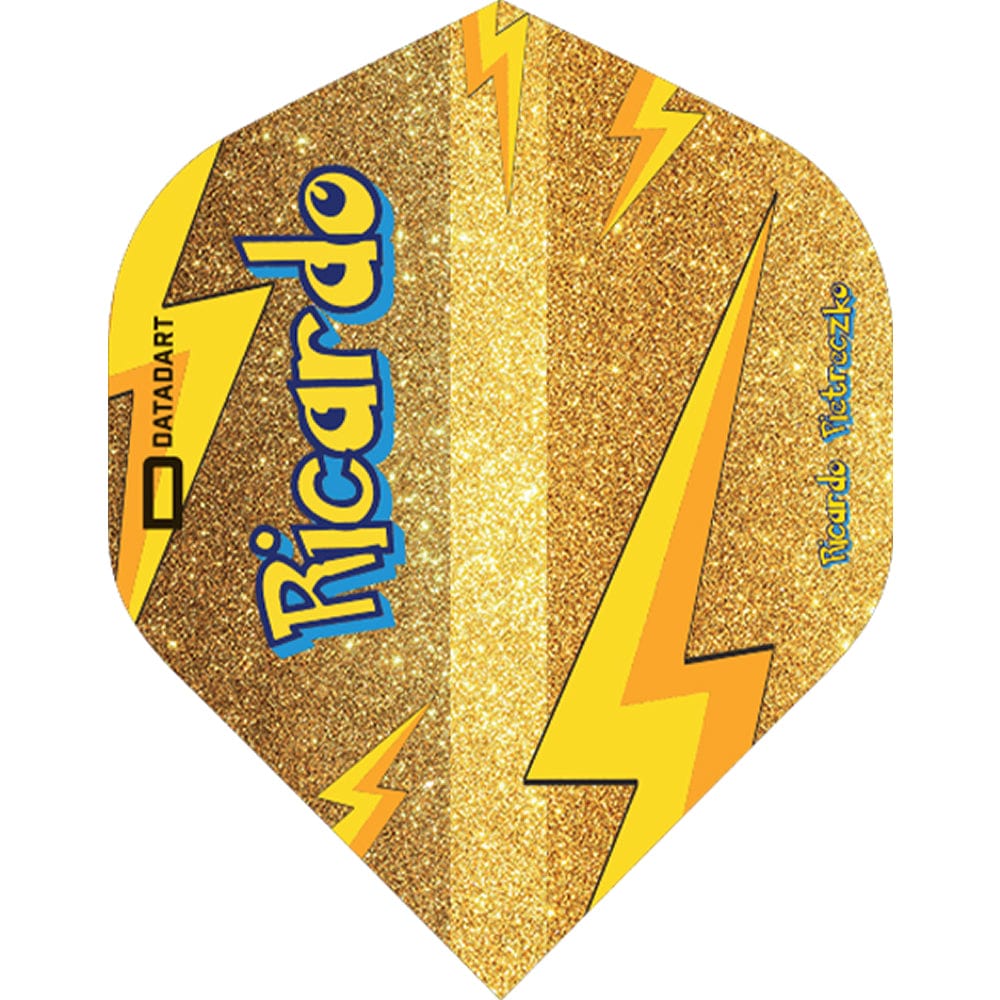 Datadart Dart Flights - Ricardo Pietreczko - 150 Micron - No2 - Std - Pikachu Gold