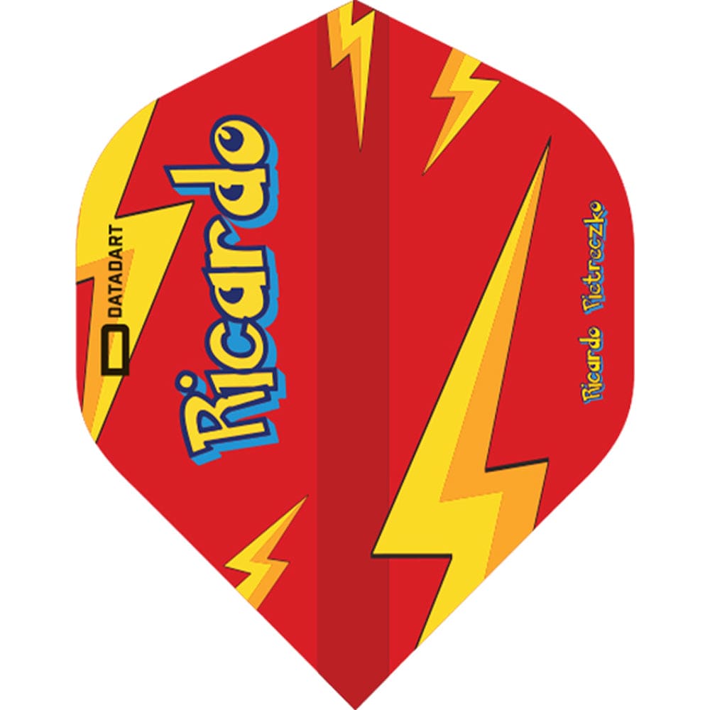Datadart Dart Flights - Ricardo Pietreczko - 150 Micron - No2 - Std - Pikachu Red