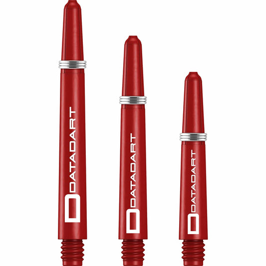 Datadart Signature Nylon Shafts - Stems with Springs - Red