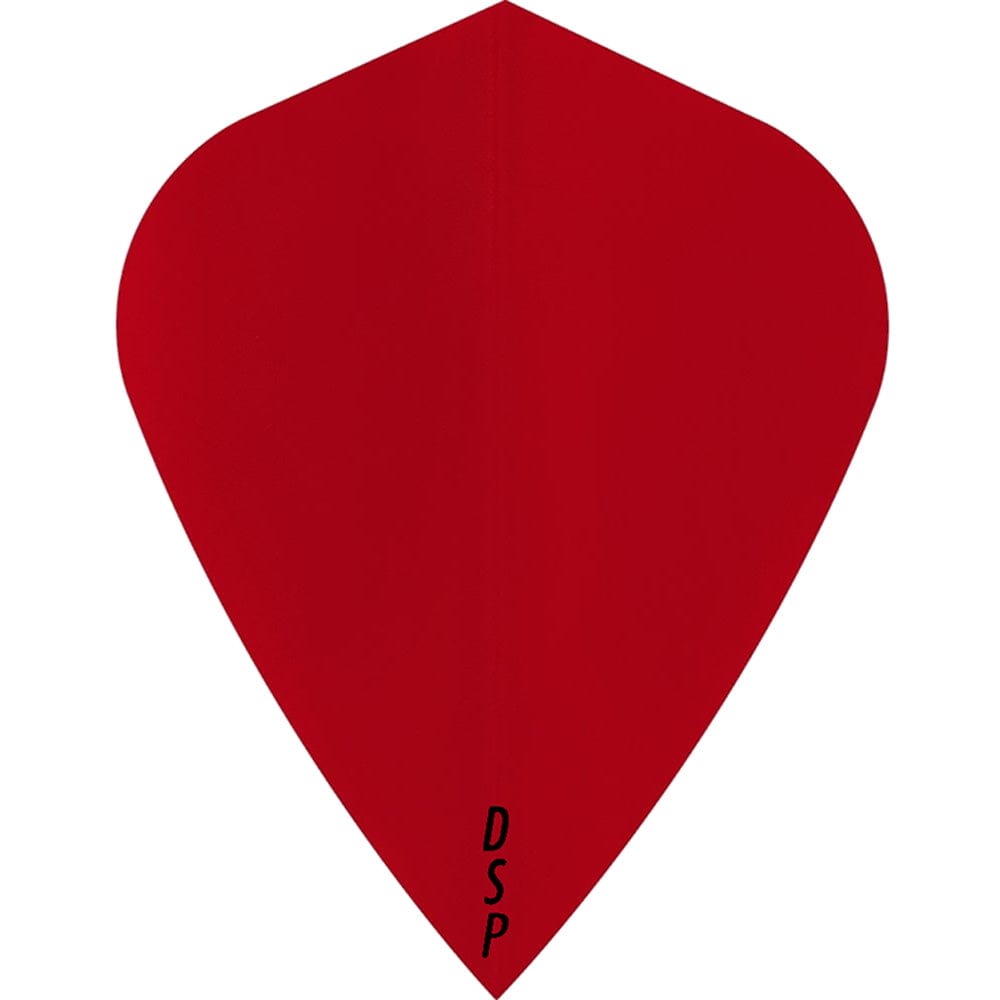 Dart Flights - Poly Plain Original - Kite Red