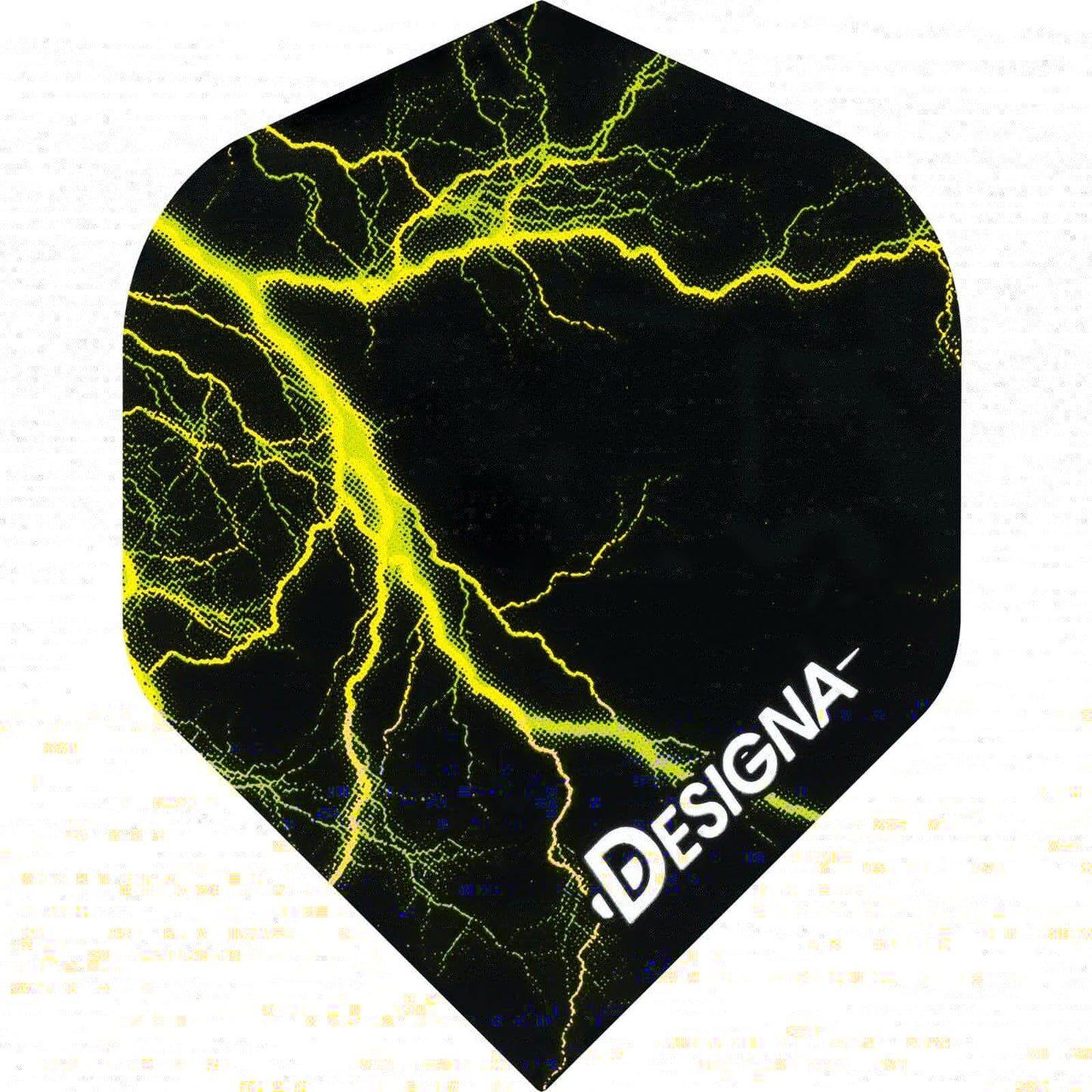 Designa Lightning Strike Dart Flights - Extra Strong - Std Yellow
