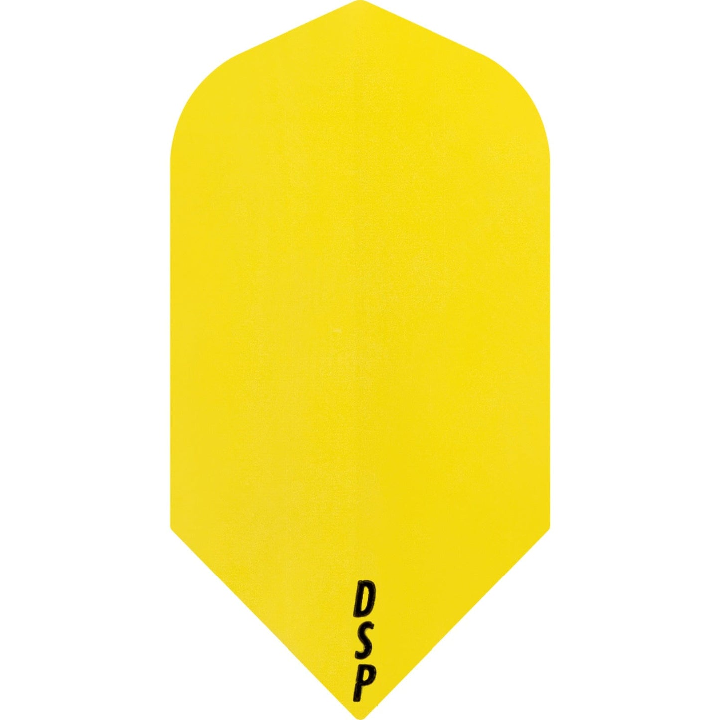 Dart Flights - Poly Plain Original - Slim Yellow