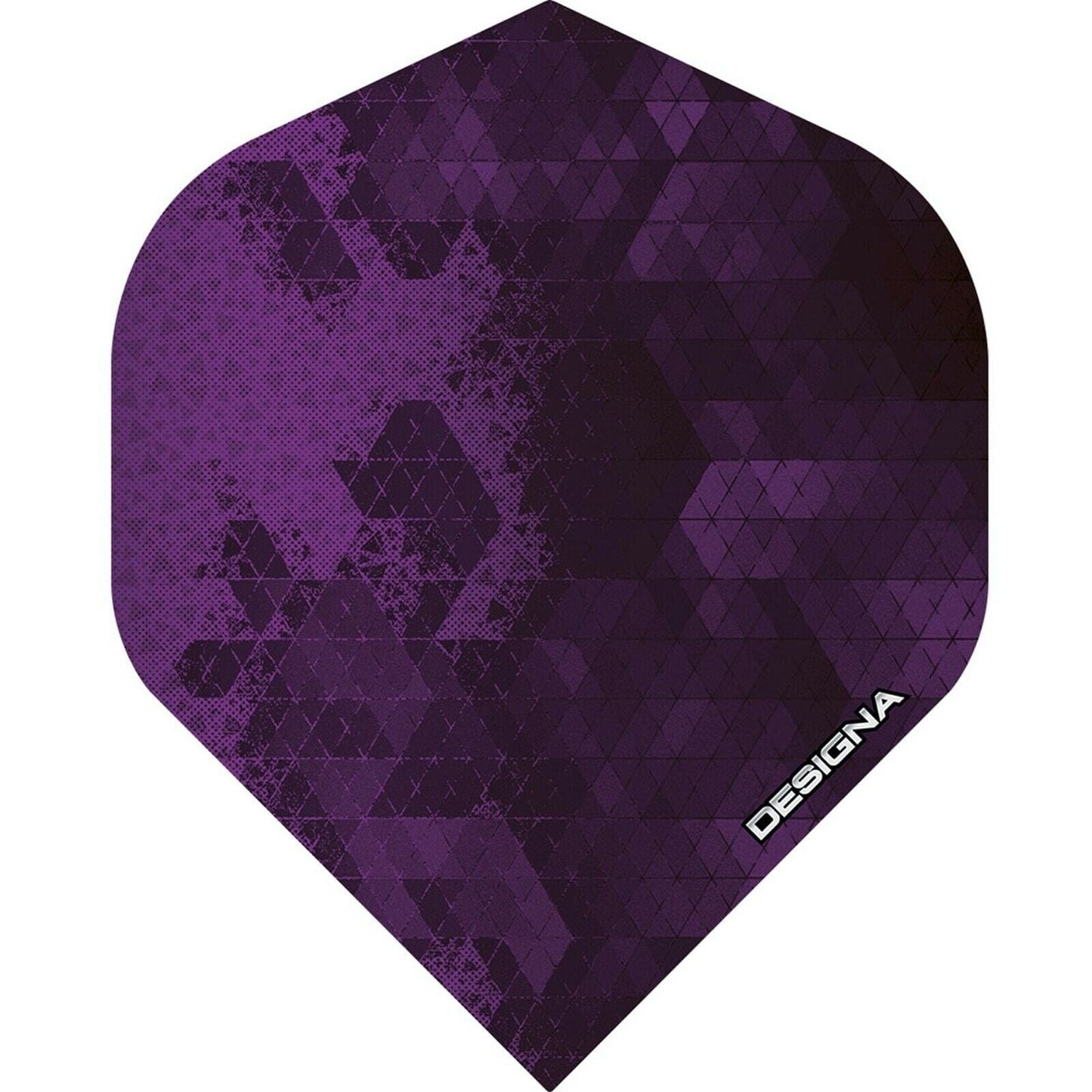 Designa Rock Dart Flights - 100 Micron - No2 - Std Purple