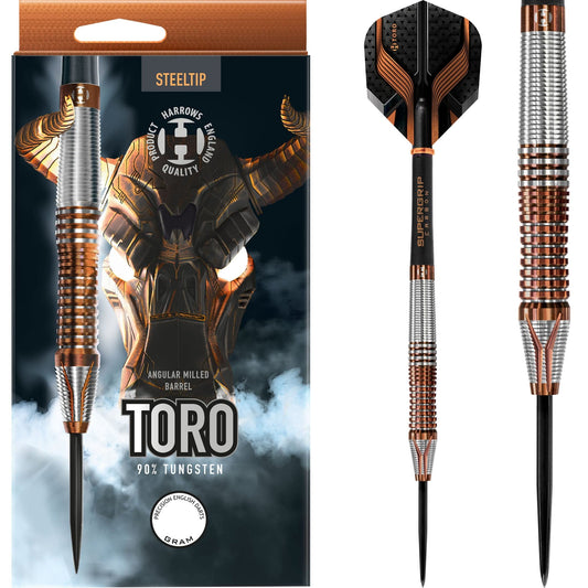 Harrows Toro Darts - Steel Tip - Silver & Bronze 21g