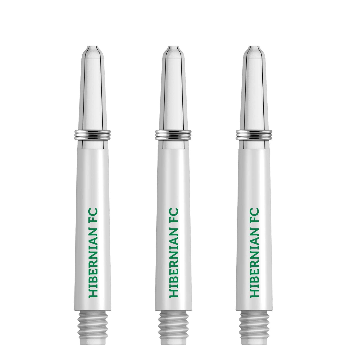 Hibernian FC - Official Licensed - Nylon Stems - Dart Shafts with Springs - White Tweenie