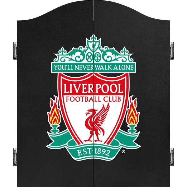 Liverpool FC Dartboard Cabinet - Official Licensed - LFC - C4 - Main Crest