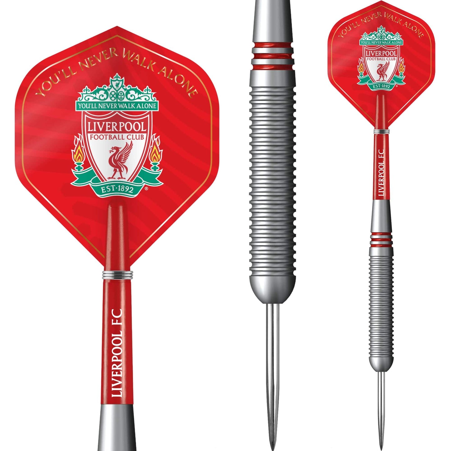 Liverpool FC Darts - Steel Tip Brass - Official Licensed - LFC - 22g 22g
