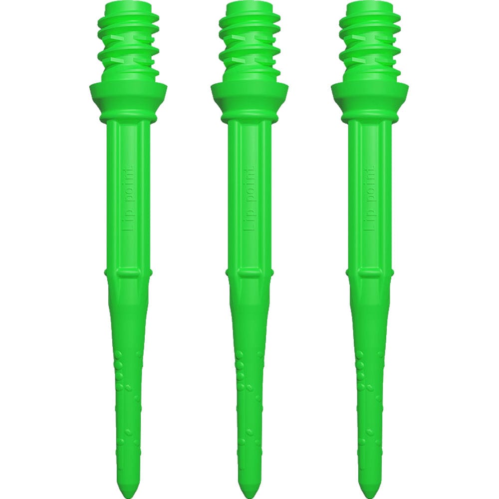 L-Style Premium LipPoint Long - Spare Tips - Lip Points - 2ba - Pack 30 Neon Green