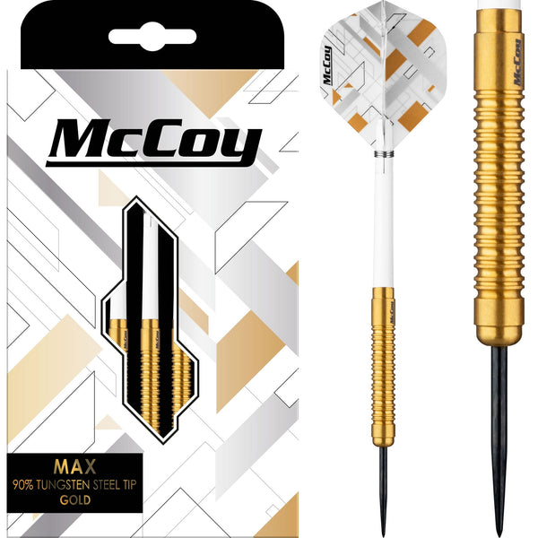 *McCoy MAX - 90% Steel Tip Tungsten - Gold