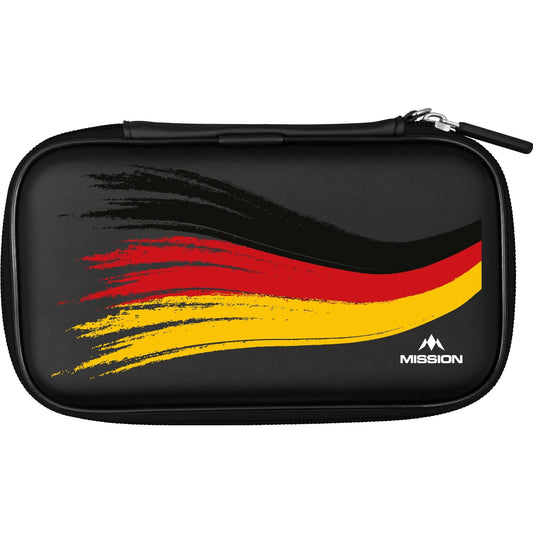Mission Designed EVA Dart Case - Deutschland Design - Flag Colours - Brush Stroke