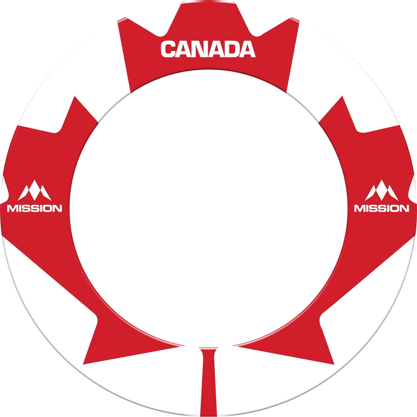 Mission Dartboard Surround - Canada Design - Large Maple Leaf