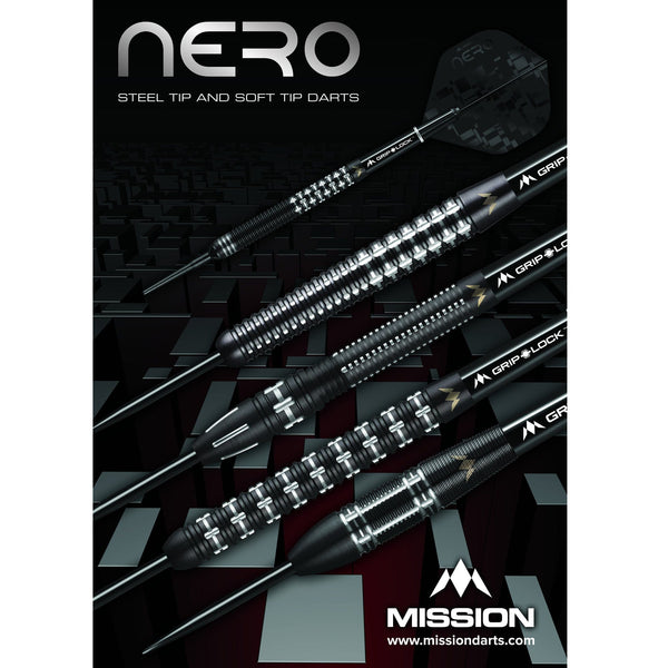 *Mission Darts - Poster - A3 - 420mm x 297mm - Nero