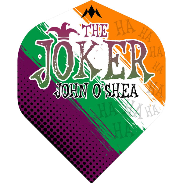 *Mission Solo Dart Flights - 100 Micron - No2 - Std - John O Shea - The Joker