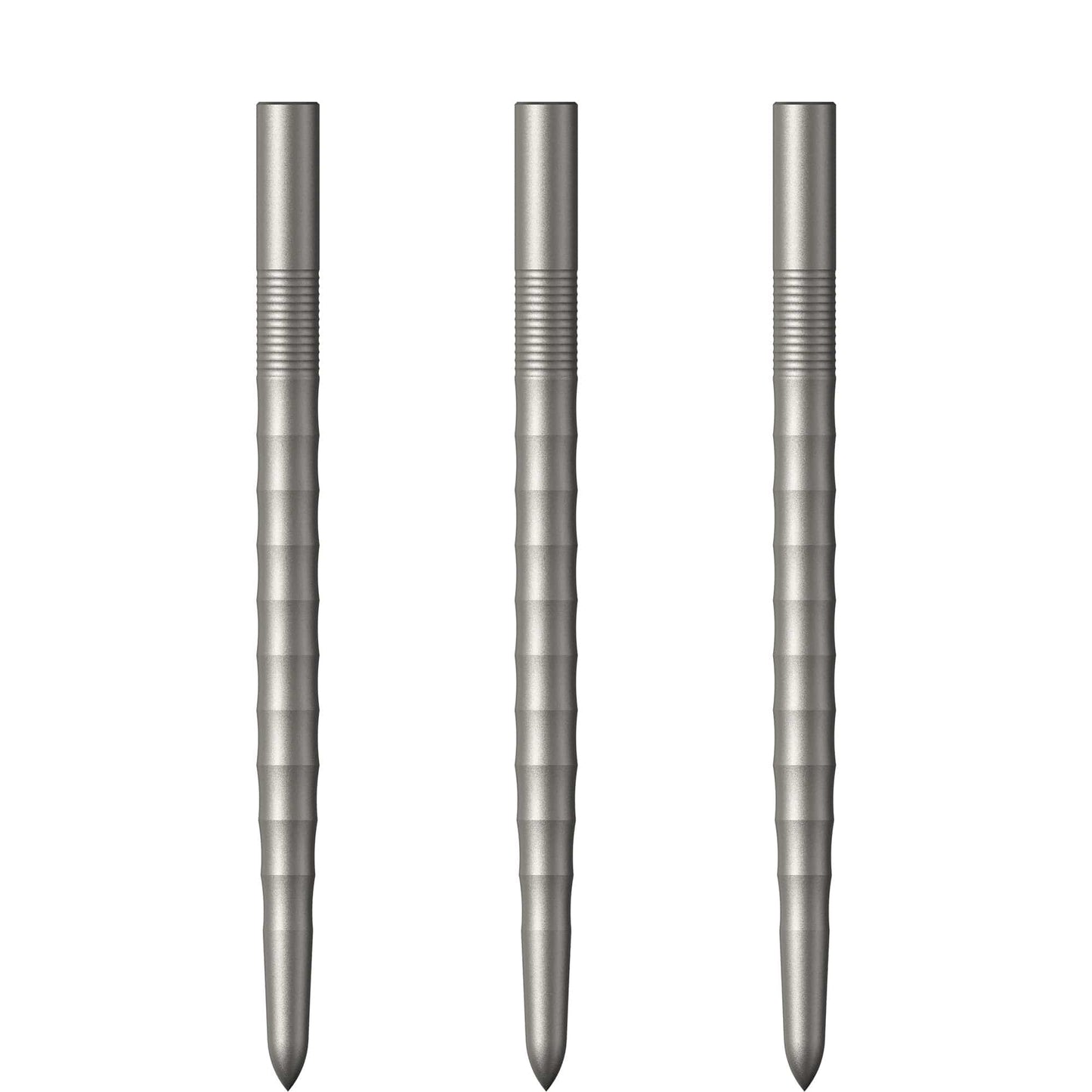 Mission Ripple Dart Points - Steel Tip Replacement Points - Silver 36mm