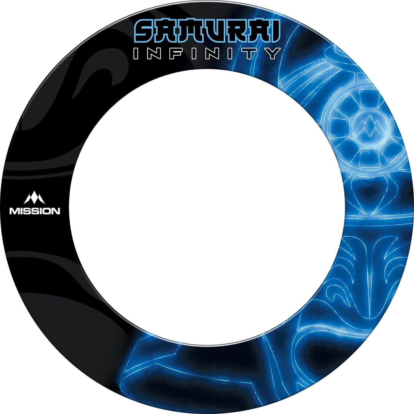 Mission Samurai Infinity Professional Dartboard Surround - Blue