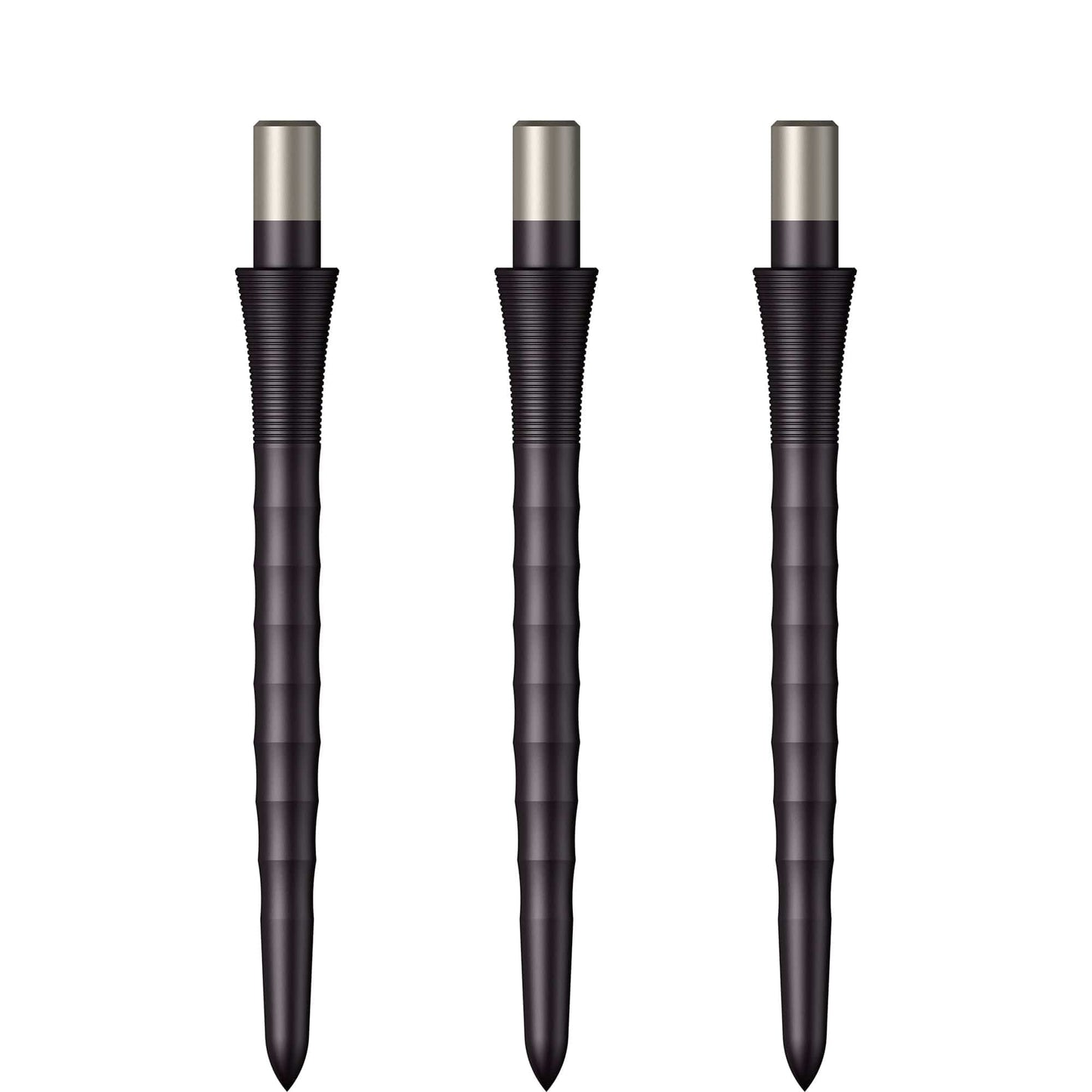 Mission Sniper Points - Steel Tip - Precision Spare Points - Ripple - Black 28mm