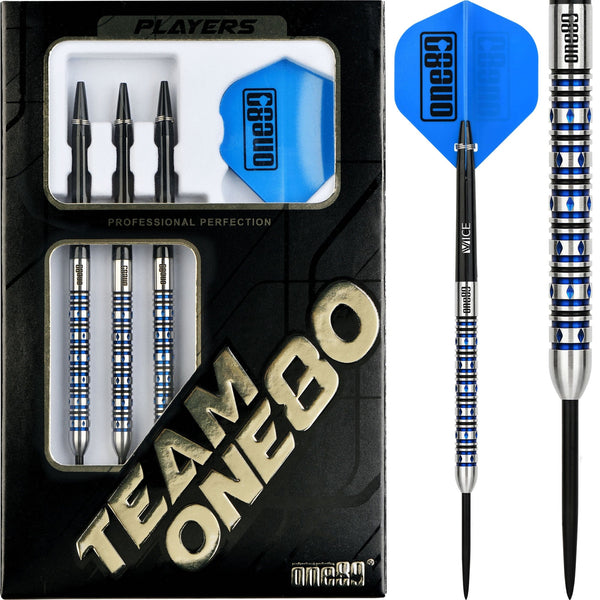 One80 Alexis Toylo Darts - Steel Tip - Cool Cat - Blue - 22g
