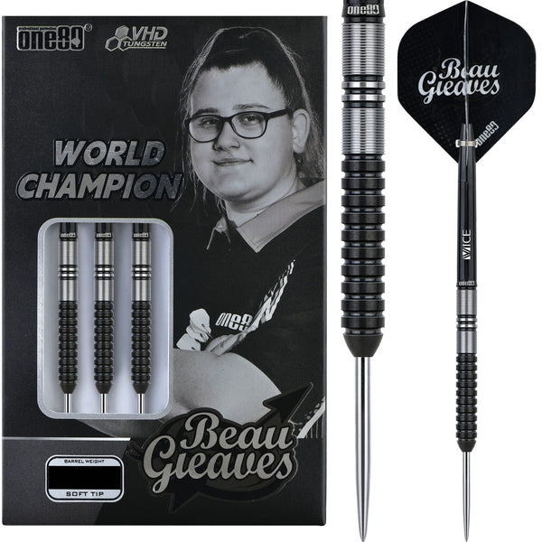 One80 Beau Greaves Darts - Steel Tip - VHD - Black Edition