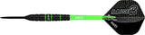 One80 Raise B Darts - Steel Tip - Black - Green Rings