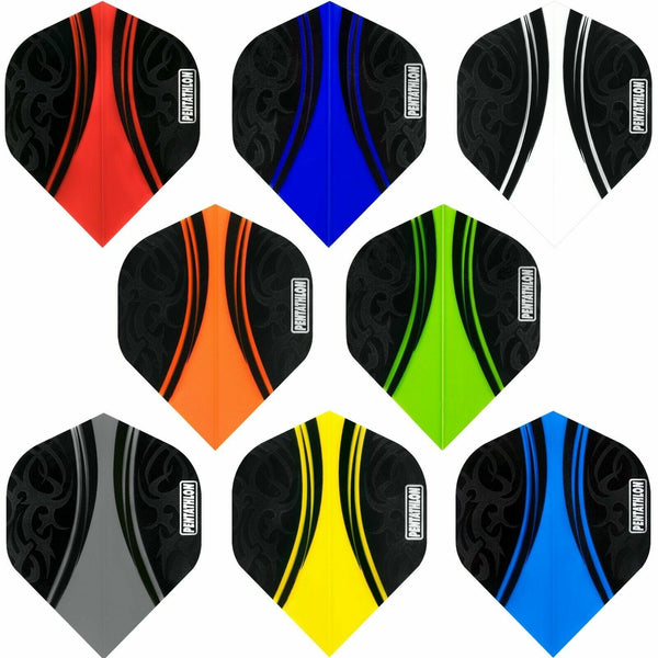 Pentathlon Colour Plus Dart Flights - Extra Strong - Std