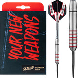 Ruthless Scallop Darts - Steel Tip - Front Ring - Black & Red - 29g 29g