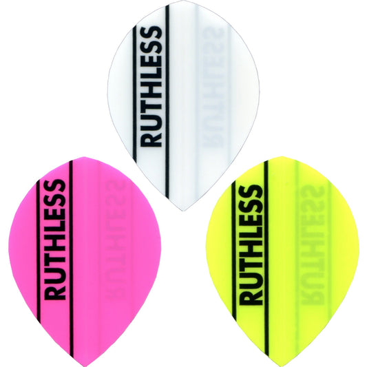 Ruthless - Solid Panel - Dart Flights - 100 Micron - Pear
