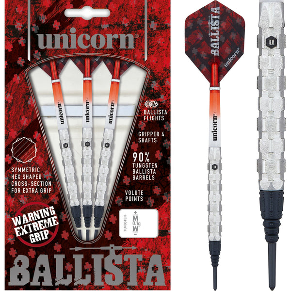 *Unicorn Ballista Darts - Style 1 - Soft Tip - Extreme Hex Grip
